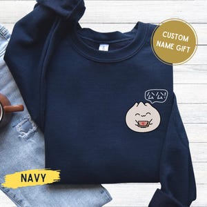 Chinese Grandma Grandpa sweatshirt Custom Baby Pregnancy Reveal announcement Dumpling gift Grandparent Bao Announce shirt Cantonese Popo Nai