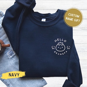 Chinese Grandma Grandpa sweatshirt Custom Baby Pregnancy Reveal announcement Dumpling gift Grandparent Bao Announce shirt Cantonese Popo Nai