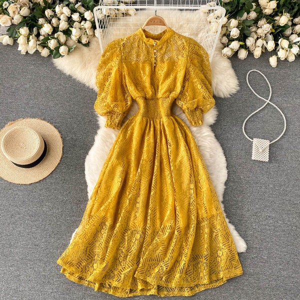 Vintage Lace Dress - Etsy