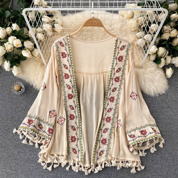 Boho Cardigan - Etsy UK