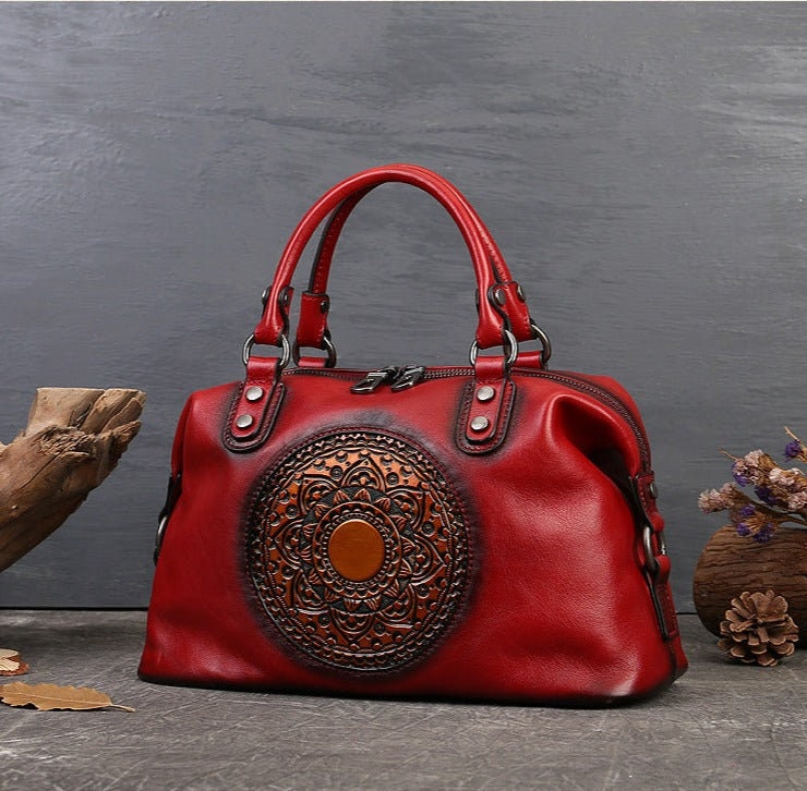 Women Retro Handmade Bohemian Genuine Leather Bags - Etsy UK