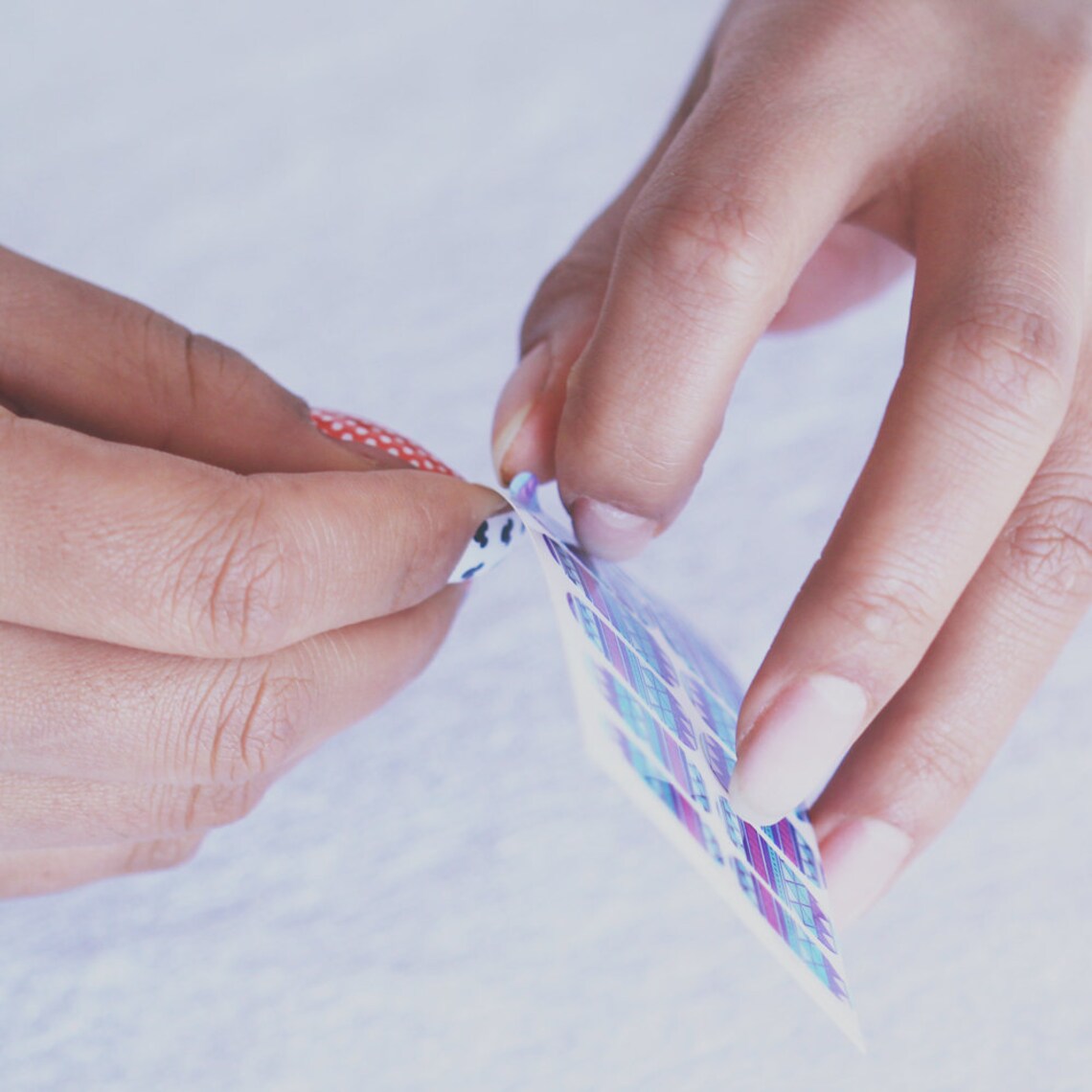 Nail Art Polish Wraps Transfer Decals Sticker Pattern Cocktail Pedicure