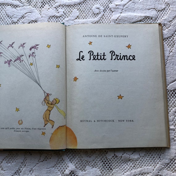 Le Petit Prince - Antoine De Saint-exupery 1943 - Etsy