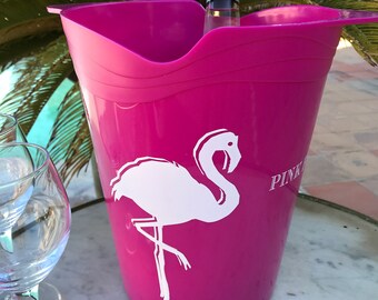 Bucket to refresh PINK FLAMINGO, wine of the Sables du Pays d'Oc