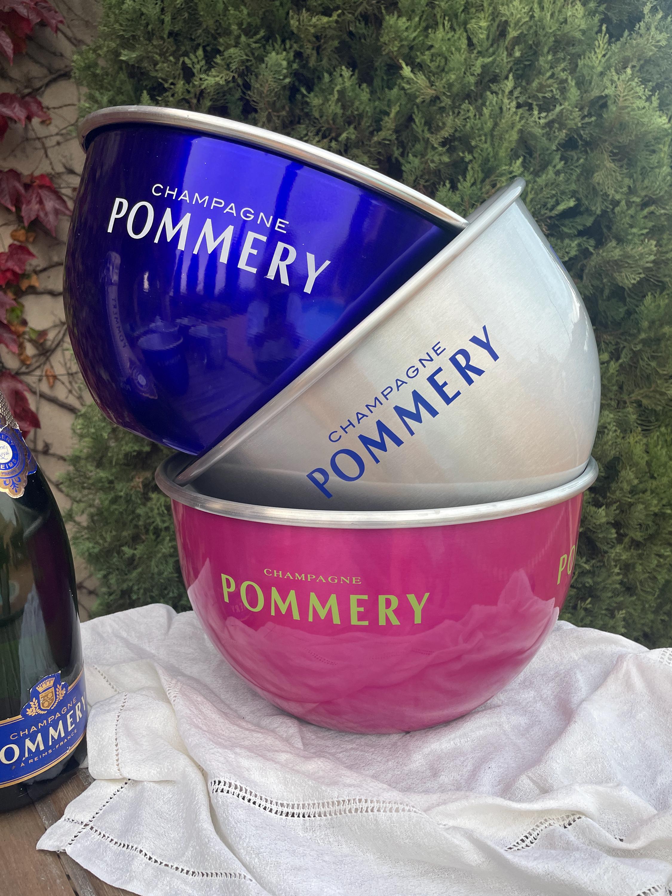 その他 POMMERY POMMERY XXL Champagne Basin, French Champagne Blue Color - Etsy Canada