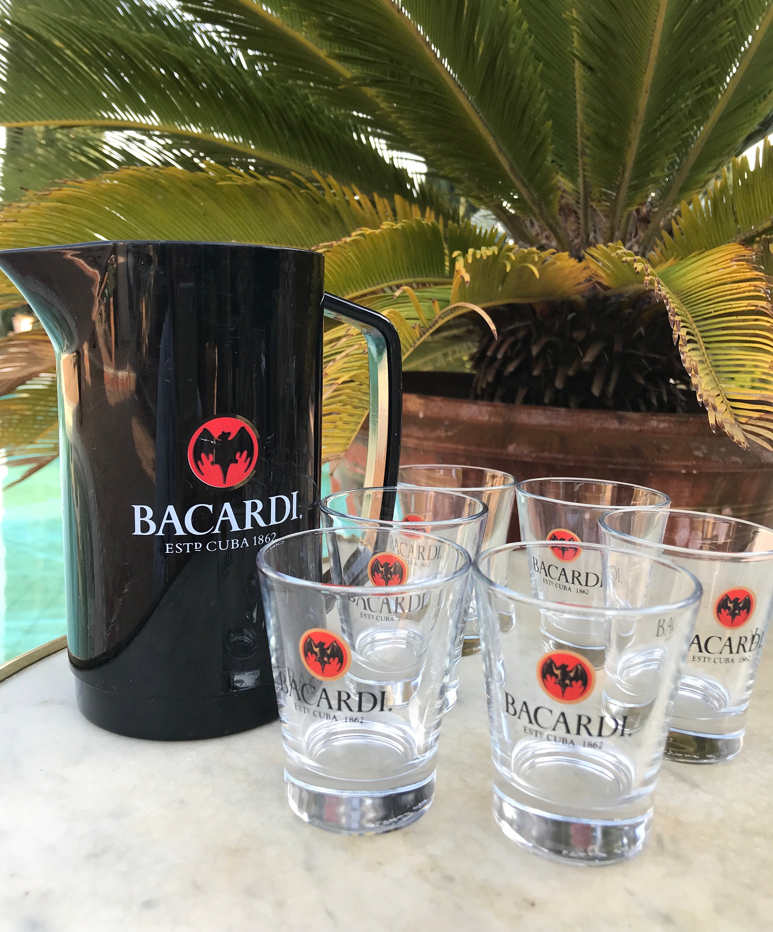 Bacardi Shot Glass - Etsy
