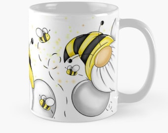 Bee gonk trio mug wrap png art clip art file for Sublimation