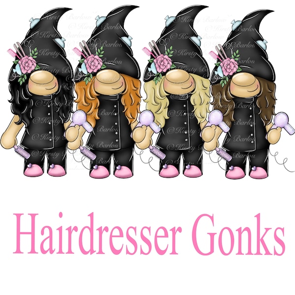 Hair Stylist Figurines Etsy