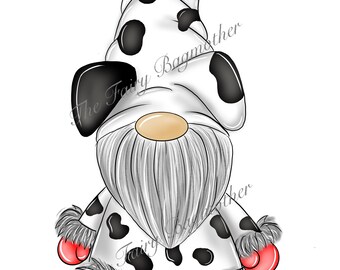 Dalmatian dog gnome gonk png clip art file for Sublimation