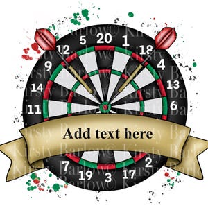dart darts board sports png clip art sublimation design illustration dad grandad fathers day