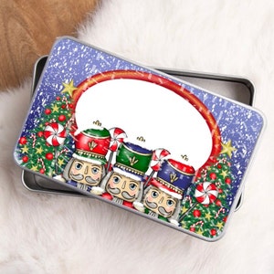Quebra-nozes design de lata clipart design de sublimação png guloseimas de véspera de Natal presentes download instantâneo arte digital