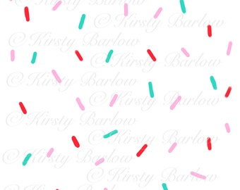 Christmas candy sprinkles background png clip art file for sublimation