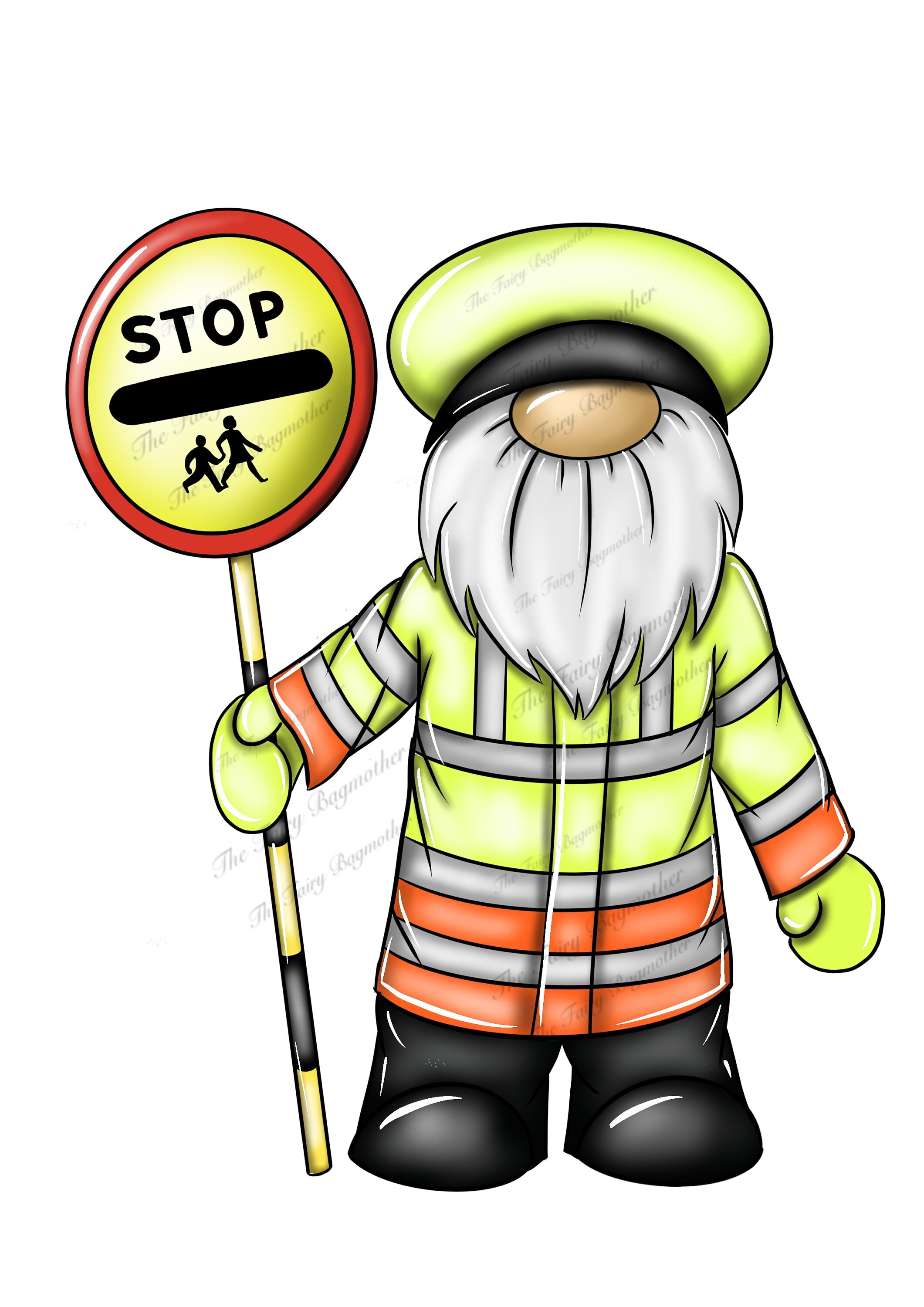 Lollipop Man Gnome Gonk Png Clip Art File Design for Sublimation Etsy UK