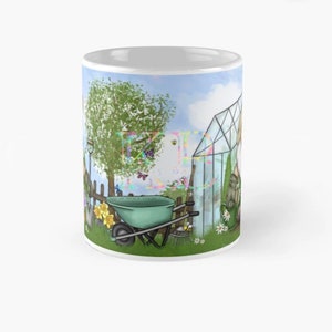 Mug wrap garden gnome gardening gardener Gonk clip art sublimation design instant download image 2