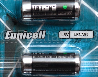 LR1 Eunicell Battery Blister Pack 5 Batteries Equivalent MN9100/AM5/N 1,5 V