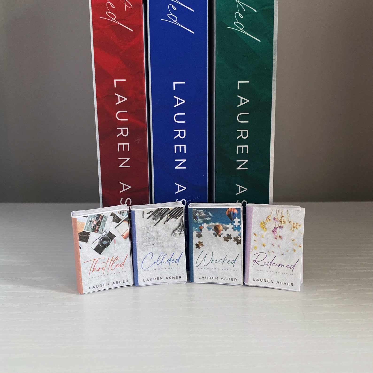 Dirty Air Mini Book Set Throttled Lauren Asher Booktok Etsy Canada