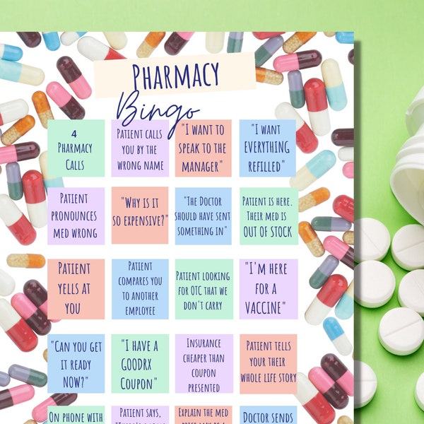 Fun Pharmacy Games Etsy