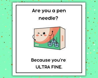 Funny 'Ultra Fine' Gift Tag: Pharmacy/Nursing Printable (Digital Download)