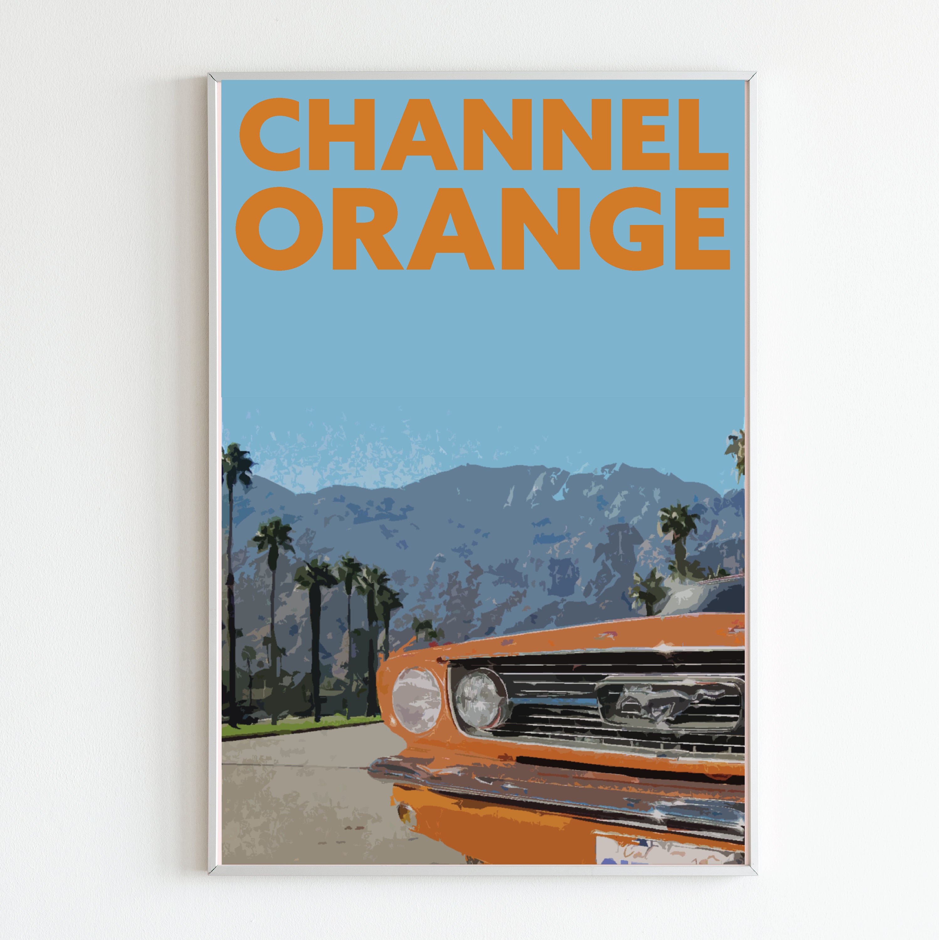 Frank Ocean Poster, Channel Orange Poster, Gift 11x17 Poster