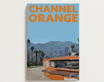 Portada del álbum alternativo de descarga digital de Channel Orange Poster Frank Ocean