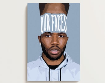 Frank Ocean Ivy Song Lyric Poster Descarga digital Rubio