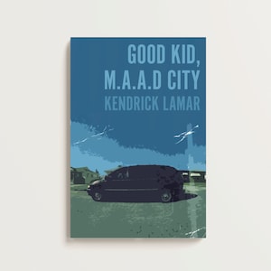 Good Kid, m.A.A.d City Poster Kendrick Lamar Digital Download Alternative Album Cover
