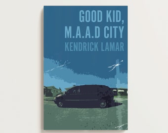 Good Kid, m.A.A.d City Poster Kendrick Lamar Descarga digital Portada del álbum alternativo