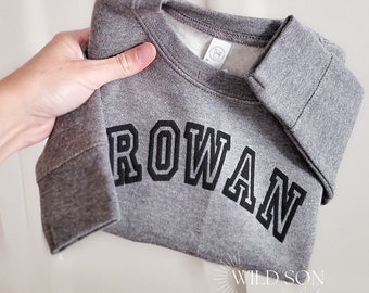 Custom Toddler Sweatshirt-Toddler Neutral Sweaters-Personalized name-Personalized Kid Sweater-Monogram Sweater