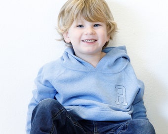Initial gesticktes Kleinkind Sweatshirt-Initial Monogramm-Kleinkind Hoodie-Personalisierte Kinder Pullover-Personalisierte Kinder Sweatshirt