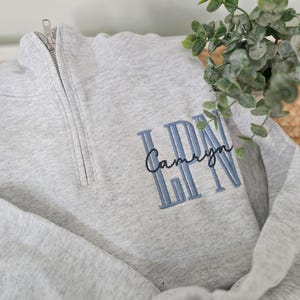 Felpa con cerniera a un quarto personalizzata per infermiere - Jerzees Nublend - Ricamo personalizzato - Laurea in infermieristica - Infermiera - Regalo per lei
