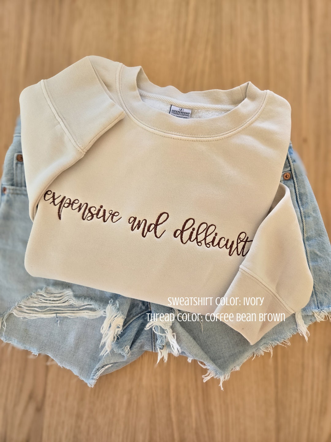 Don't Be Difficult Pullover Sweater main image 1