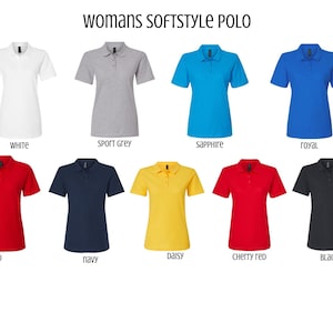 Custom Embroidered Womans Polo T Shirt-Logo Embroidered Polo-Business Polo-Business Shirt