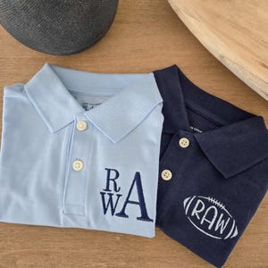 Toddler Monogram Polo-Monogrammed Toddler Polo-Personalized Polo-Monogram Toddler Boy Gift-Boy Polo