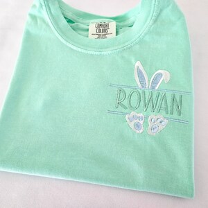 Camiseta de Pascua personalizada para jóvenes - Camiseta de Pascua personalizada - Camiseta de Pascua para niños - Camisetas de Pascua a juego - Camisetas de Pascua - Orejas de conejo