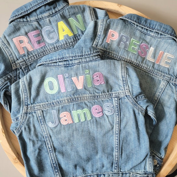 Toddler Jean Jacket Etsy