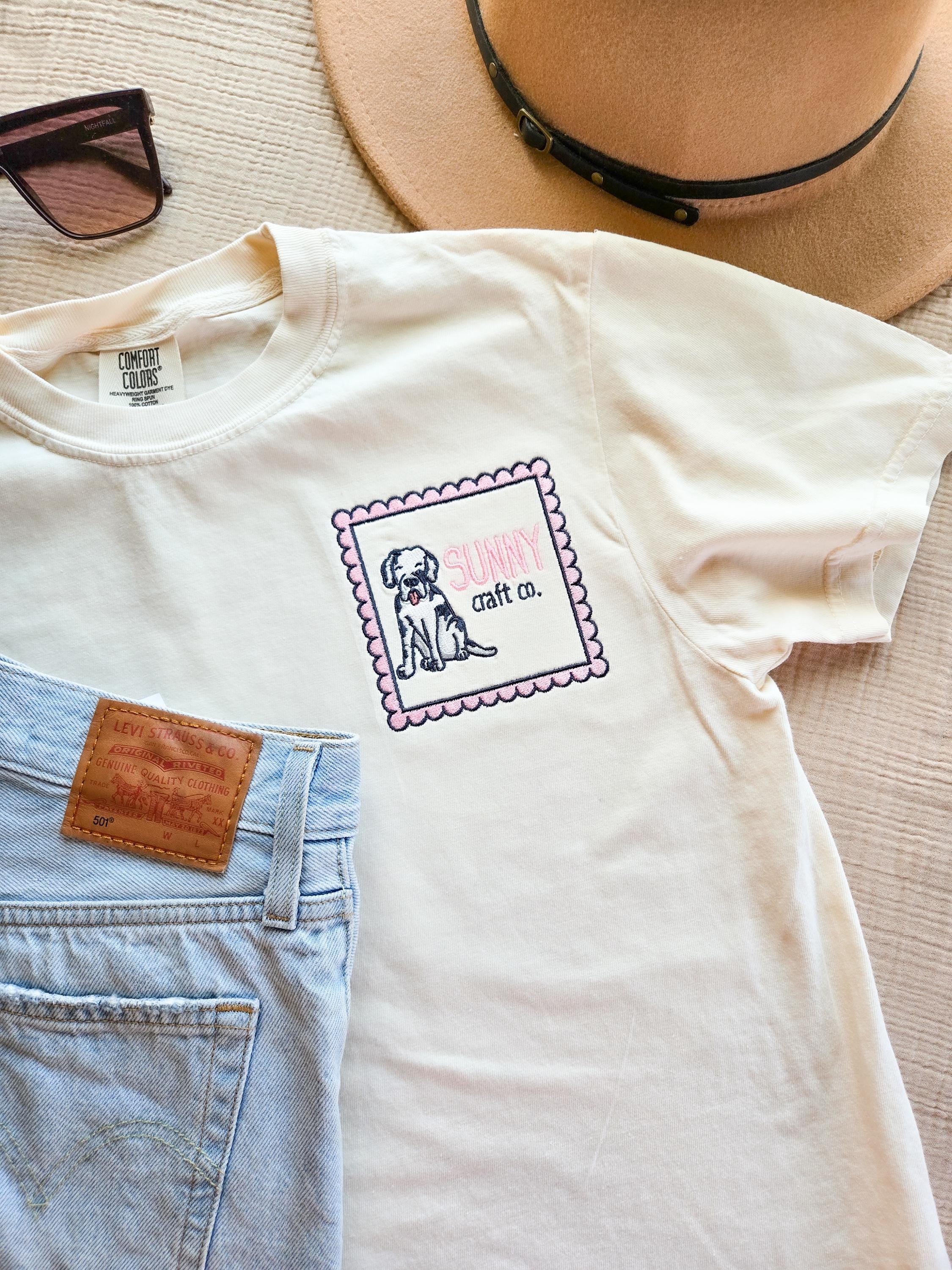 Embroidered Tshirt Logo - Etsy