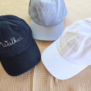 Kids Personalized Embroidered Hat-Custom Hat-Youth Hat-Embroidered Name-Toddler Hat
