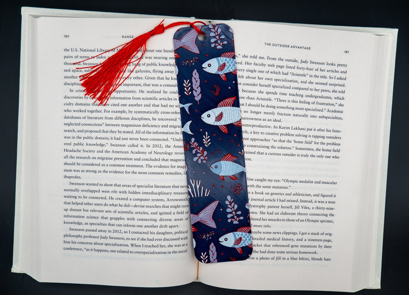 Fish Bookmark Pattern Fish Bookmark, Nature Themed Bookmark, Cute Fish Bookmark, Fisherman ...