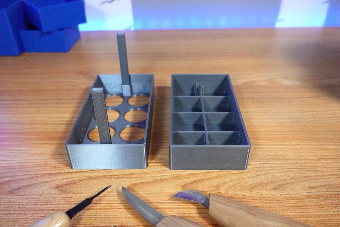 Carving Tool Holder Carving Tool Box 3d Printed Tool Etsy