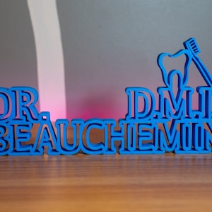 Zahnarzt Namensschild, Zahnarzt Geschenk, neues Zahnarzt Geschenk, Zahnarzt Schreibtisch Namensschild, Dental Hygienist Geschenk, Zahnarzt Zahnbürste Schreibtisch Schild