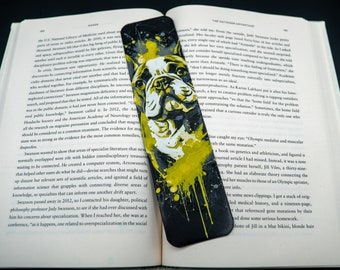 Bulldog Bookmark, Dog Bookmark, Puppy Bulldog Bookmark, French Bulldog Gift, 3d Printed Dog Bookmark, Large Textured Bookmark, Bulldog Art