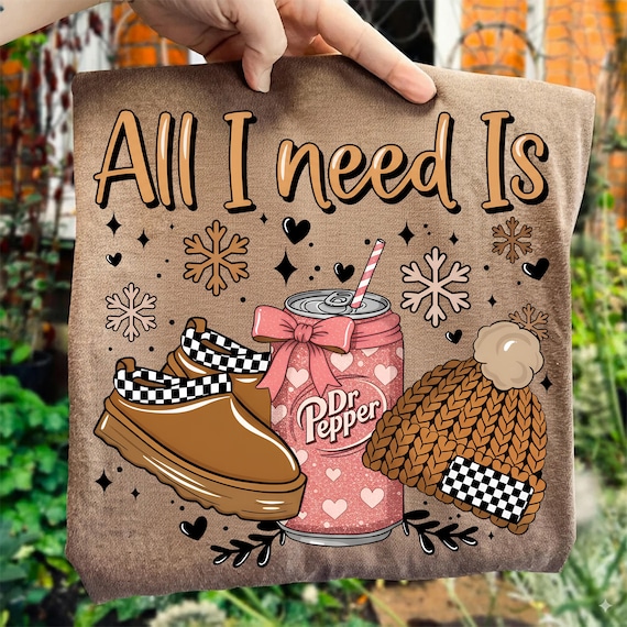 All I Need Is Dr Pepper PNG, Funny Vday Soda Lover Sublimation, Retro Girly Soft Drink Clipart, Coquette Bow Valentine Dr Pepper Png