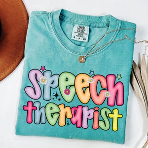 Preppy Speech Therapy PNG, SLP Back To School Shirt Design, Pink Speech Language Pathologist Tee, Speech Therapist Appreciation Shirt