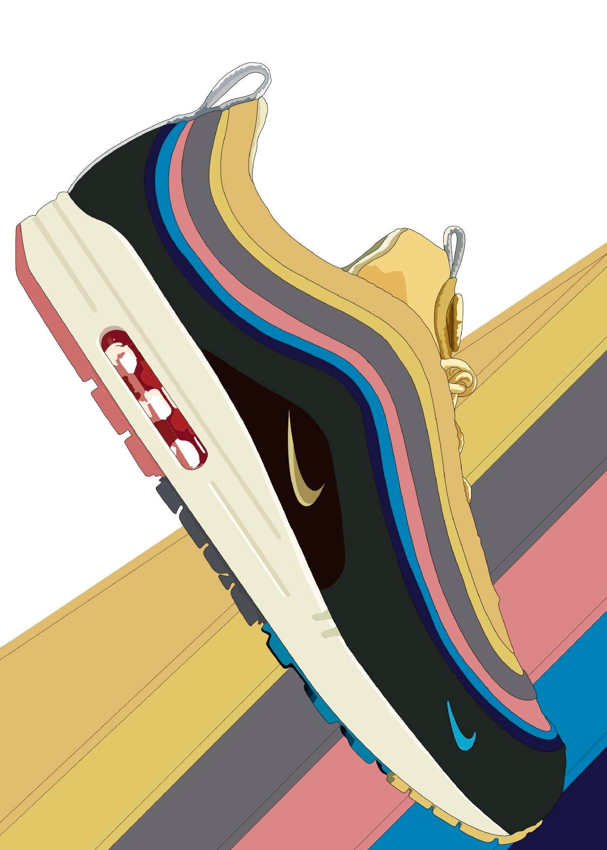 Cadre Nike Air Max 97 Sean Wotherspoon