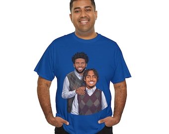 Tyrese Maxey & Joel Embiid Step Brothers Shirt - Philadelphia 76ers Unisex Tee