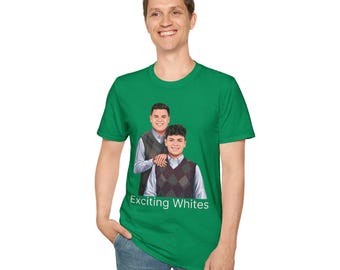 Exciting Whites Cooper Dejean x Reed Blankenship Step Brothers Unisex Softstyle T-Shirt