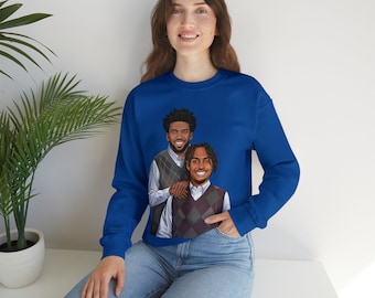 Tyrese Maxey x Joel Embiid Step Brothers Crewneck Sweatshirt