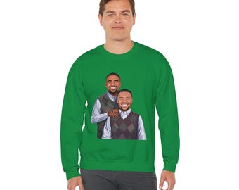 Saquon Barkley & Jalen Hurts Christmas Sweater: Unisex Super Bowl Sweatshirt