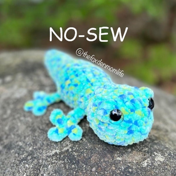CROCHET PATTERN: Echo the No-Sew Pocket Gecko Pattern