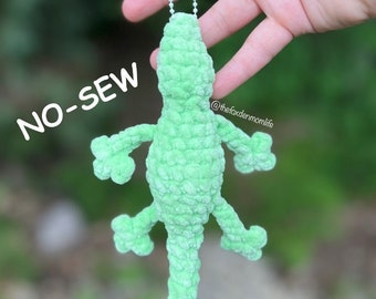 CROCHET PATTERN: Basil the No Sew Pocket/Keychain Lizard Pattern
